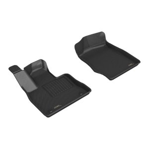 Ford Explorer Floor Mat - Front - 3D MAXpider - Kagu Series - Black - `21-`26 Ford Explorer Floor Mat - Front - 3D MAXpider - Kagu Series - Black - `21-`26
